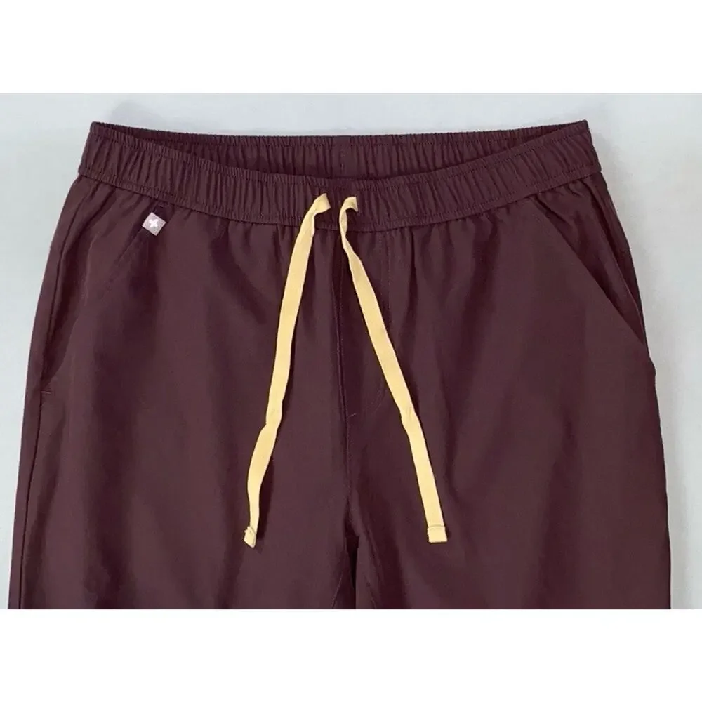 FIGs M21SW2015 Men's Tansen Technical Jogger Scrub Pants. Burgundy, Size M. EUC!